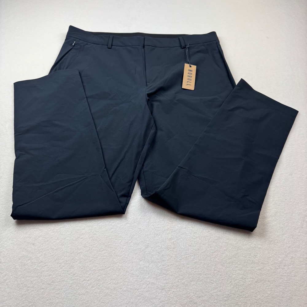 NOBULL‎ Men's Golf Pants 38x32 Black Athletic Stretch Fit Performance NWT